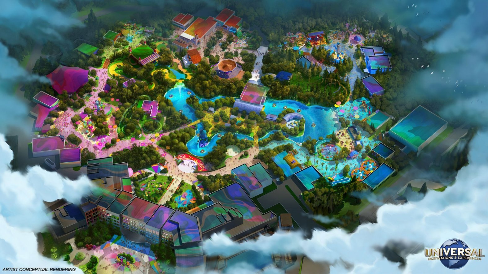 Construction progresses towards the eagerly awaited opening of Universal Kids Resort.